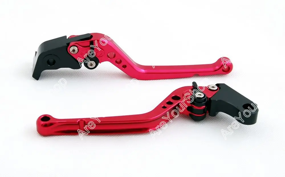 

Sale 2 pcs For Suzuki GSXR 600 750 1000 TL1000S GSR 600 750 SFV 650 DL650 V-STROM Motorcycle Long CNC Brake Clutch Levers Red
