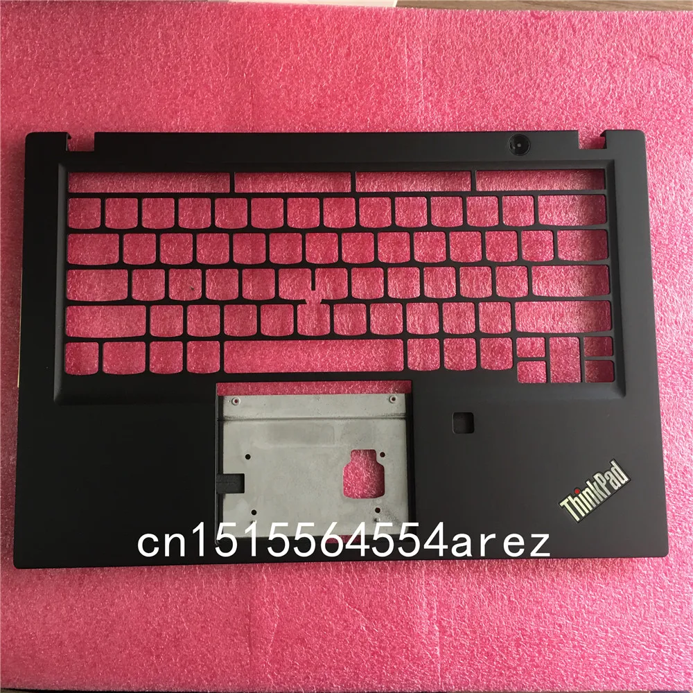 

New Original laptop Lenovo Thinkpad T490S Palmrest case/The keyboard cover with Fingerprint hole SM10Q26206 AM1BR000400