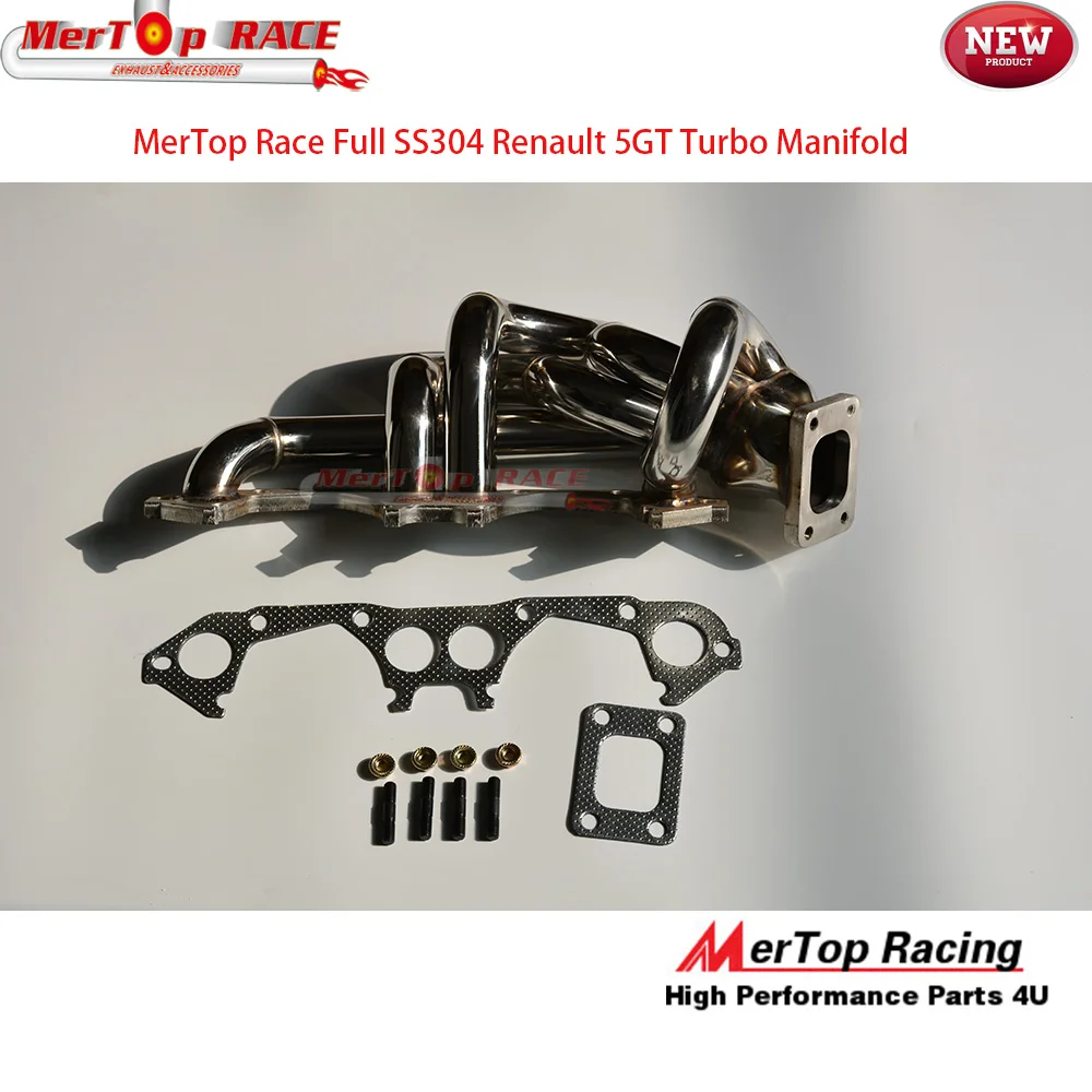 Flash Deal MERTOP RACE Full Exhaust  system  for  5GT manifold+Downpipe+cross over pipe+Catback 1