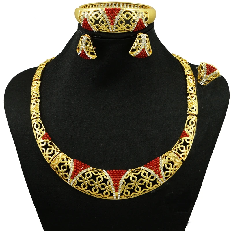 Buy new design for wedding african jewelry sets