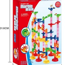 Детонирующие игрушки набор блоков мяч 105 шт трехмерный лабиринт 3D трубопровод DIY просветление головоломки строительные блоки