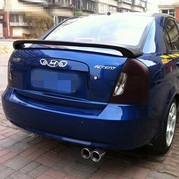 

For Hyundai Accent Spoiler ABS Material Car Rear Wing Primer Color Rear Spoiler For Hyundai Accent Spoiler 2008-2013