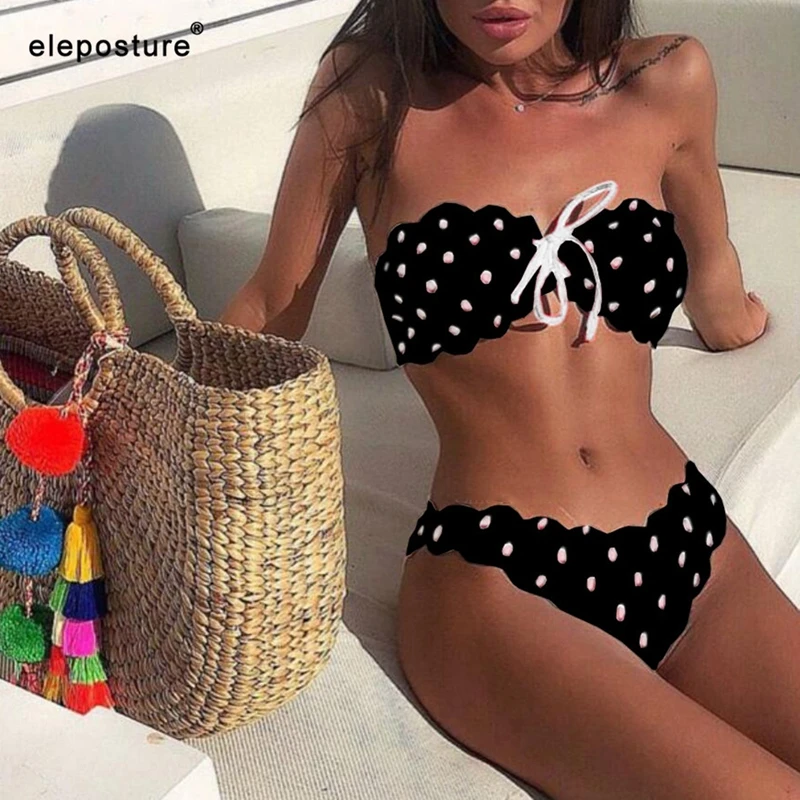 Sexy-Polka-Dot-Bikini-Women-2019-Two-Piece-Swimsuit-Push-Up-Swimwear-Floral-Side-Bathing-Suit (2)