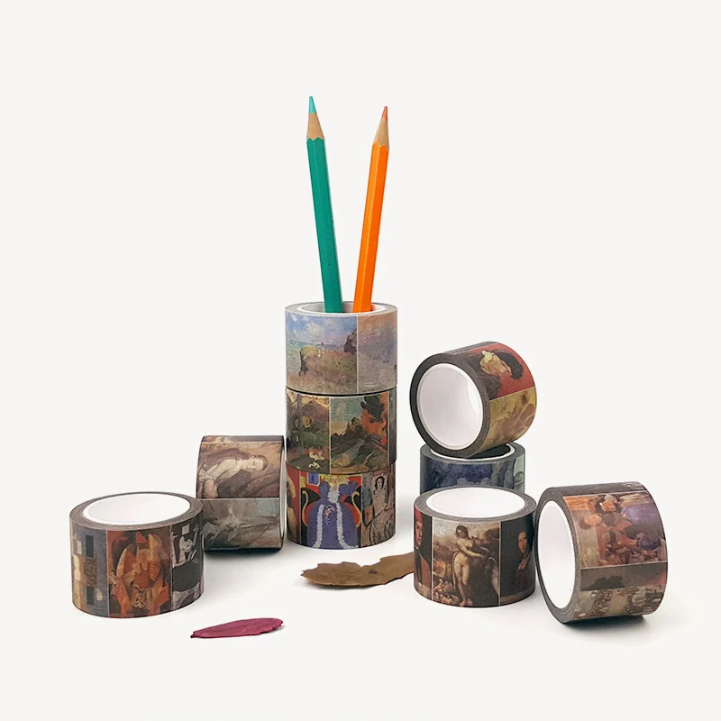 To Master Van Gogh Monet Painting васи лента DIY Скрапбукинг наклейка этикетка маскирующая лента школьные офисные поставки
