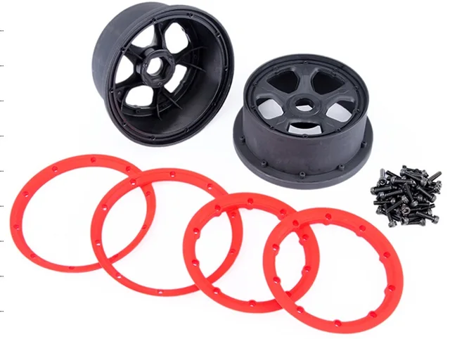 Best Price Plastic baja Wheel hub set for losi 5ive T  ROVAN LT kingmotor X2 (2pc)