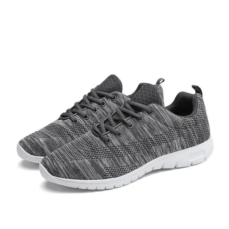 Мужская Легкая повседневная обувь Flyknite модная брендовая на плоской подошве со