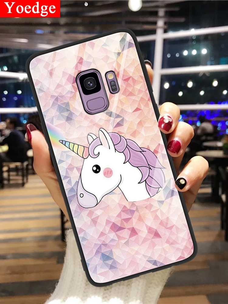 

Tempered Glass Case For Samsung Galaxy J5 J7 Prime J4 A6 A8 A7 2018 Note 8 9 A6s S8 S9 S10 Plus S10e A50 M10 M20 Heart TPU Funda