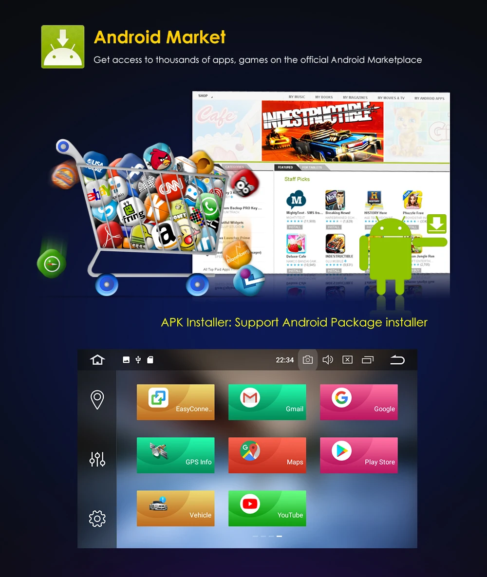 Clearance HIZPO 2DIN Android8.0 HD 800*480 screen Octa Core 4G RAM+32G ROM universal car radio gps  with wifi car stereo audio DVD PLAYER 2