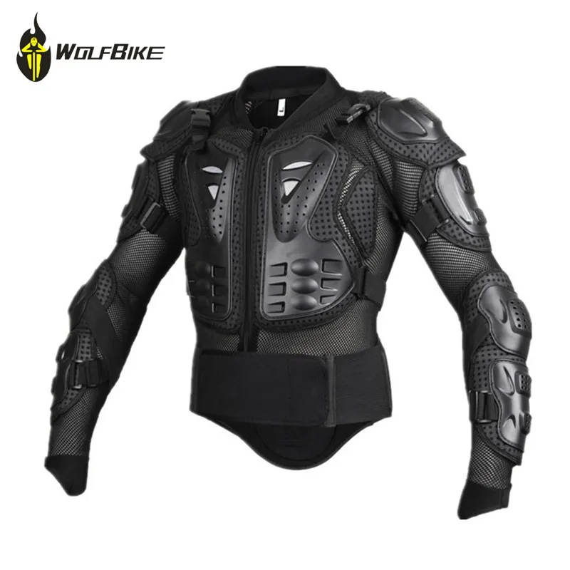 

WOSAWE Professional Motorcycle Back Support Body Protection Adjustable Racing Body Protector Spine Chest Protective Jacket