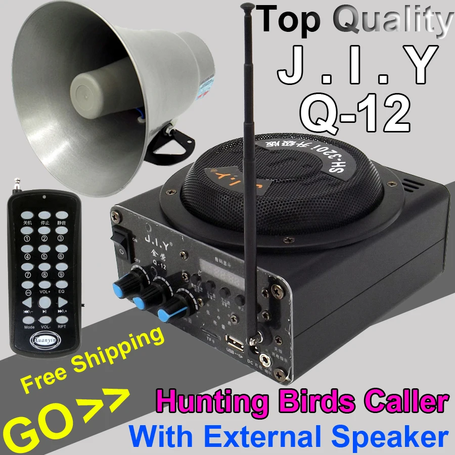 Outdoor 1500m Remote Control Amplifier Hunting Bird Caller font b MP3 b font font b Player