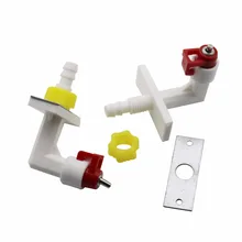  2 Pcs Pipe Diameter 8mm Pet Rabbit Cat Dog Hamsters Feeding Watering Supplies Nipple Water Drinker 