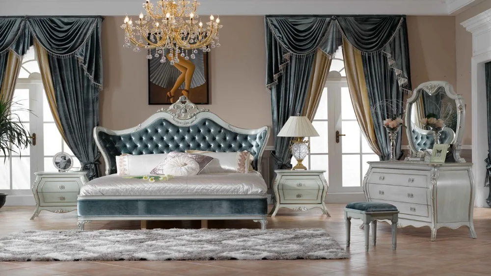 hot sale Luxury classical bedroom furniture 0402-in Beds ...