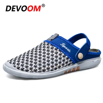 

Summer New Sandals Men Beach Slipper Men Breathable Shoes Sandalias hombre Outdoor River Plate Shoes Garden Sandals Men Big 44