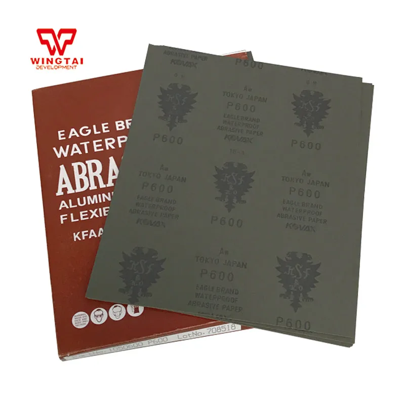 

Japan origin KOVAX/EAGLE Waterproof Abrasive Paper /Fine Grit Sandpaper