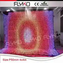 14ft по 14ft P50mm топ продаж в AliExpress сценическое видео драпировка led видео занавес