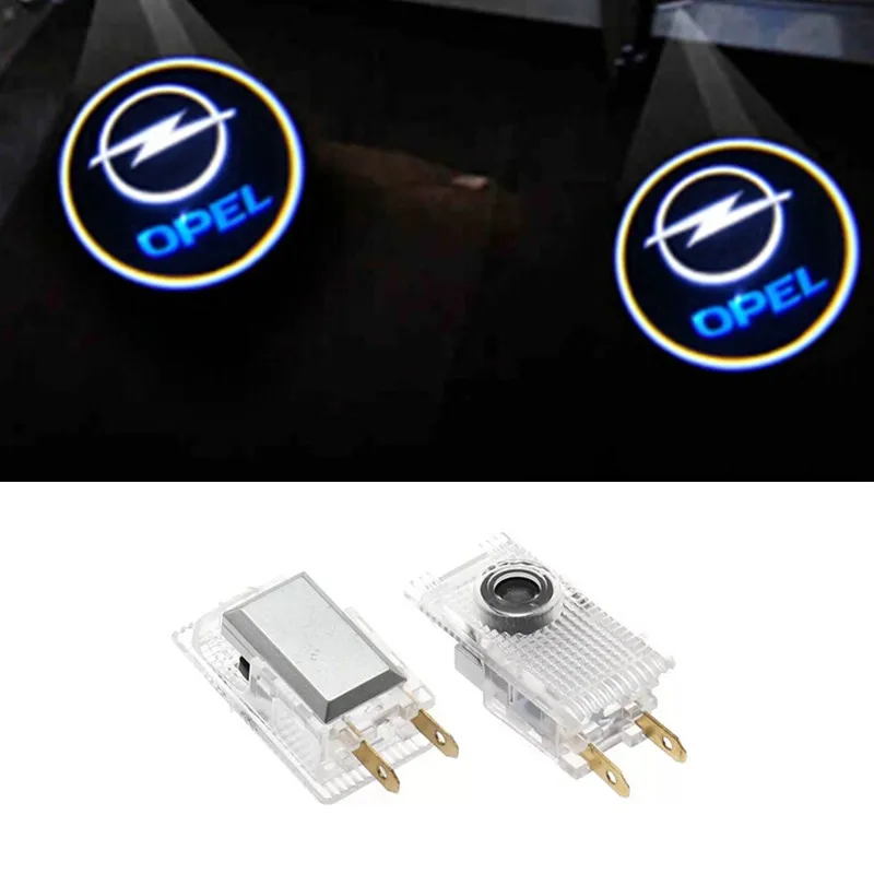 

2X Car LED Door Welcome Logo Laser Projector Ghost Shadow Light For Opel Insignia opel logo lights opel logo led