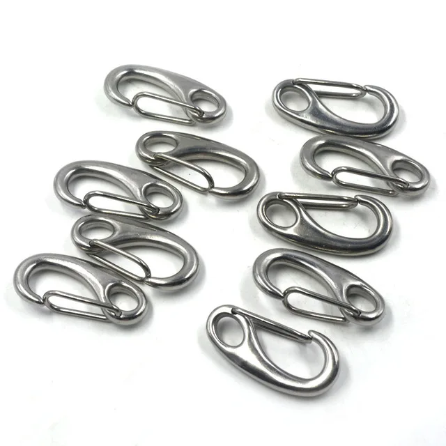 Silver-Tone-Multifunctional-304-Stainless-Steel-Egg-Shape-Small-Spring-Snap-Hook-Quick-Link-Carabiner.jpg_640x640