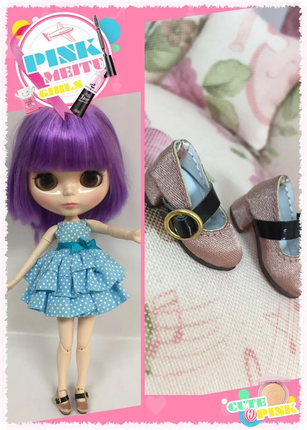 Куклы обувь для Блит, озон, OB куклы, licca куклы и т. д. Длина: 2.8 см 6 Тип