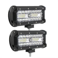 120W Combo listwy świecące LED Spot Flood Beam 4x4 Spot 12V 24V 4WD Barra 7