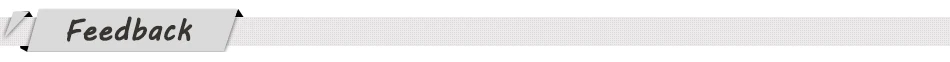 5 Feedback