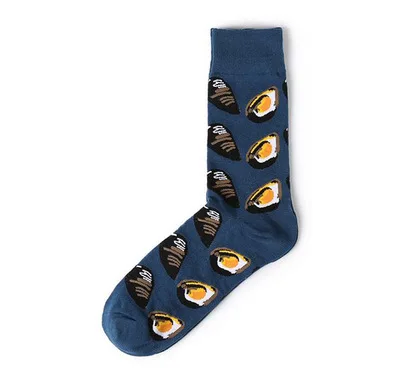 Harajuku/Веселые мужские носки; забавные мужские носки с ленивцем; женские носки с рисунками животных, инопланетян, Чили, усов, ленивцев; Новинка; носки из чесаного хлопка; забавные носки - Цвет: Mussel