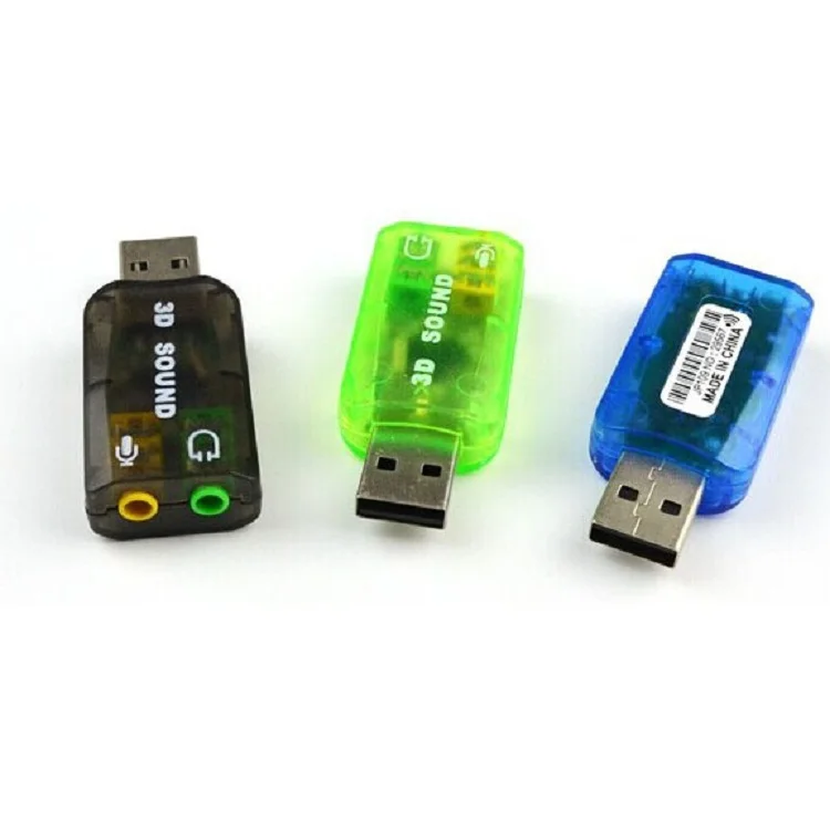 limeisi High Quality Virtual 5.1 USB 2.0 External Mic/Speaker Audio sound Card Adapter for PC Laptop |