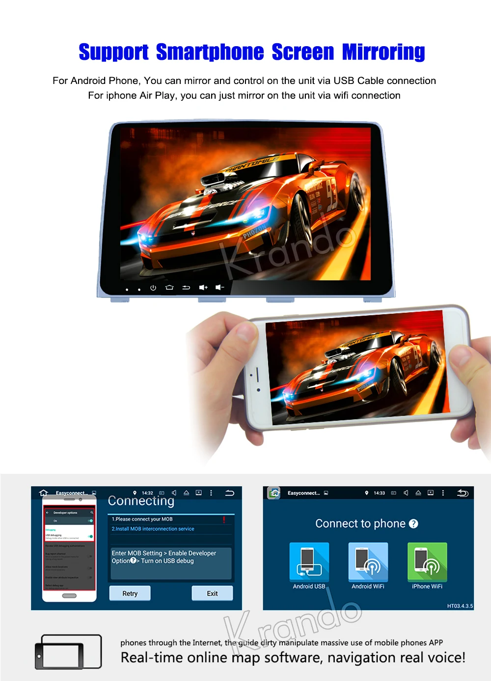 Excellent Krando Android 8.1 9" IPS Big Screen Full touch car Multimedia player for HYUNDAI SONATA 2018 video navigation gps BT wifi 3 Excellent Krando Android 8.1 9" IPS Big Screen Full touch car Multimedia player for HYUNDAI SONATA 2018 video navigation gps BT wifi 3
