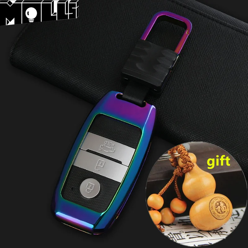 

Zinc alloy Hollow Key Case Key Bag Key Cover For Kia K2 K3 K3s K4 K5 catrens sportage soul sorento frorte
