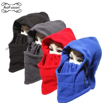

Full Face Mask Skiing Cap Winter Warm Face Fleece Mask Motorcycle Scarf Head Windproof Beanie Cycling Hiking Snowboarding Mask