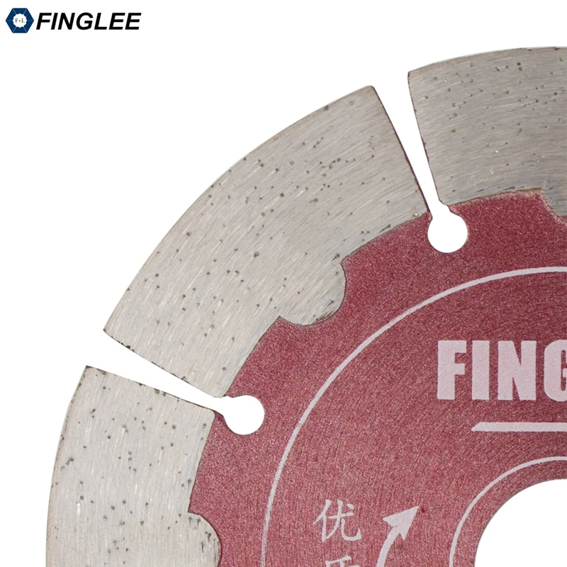 FINGLEE 1 шт. 4,5/5/6 дюймов диск для сухой резки, алмазный пильный диск для бетона, камня, цементная стена, щелевые пильного диска