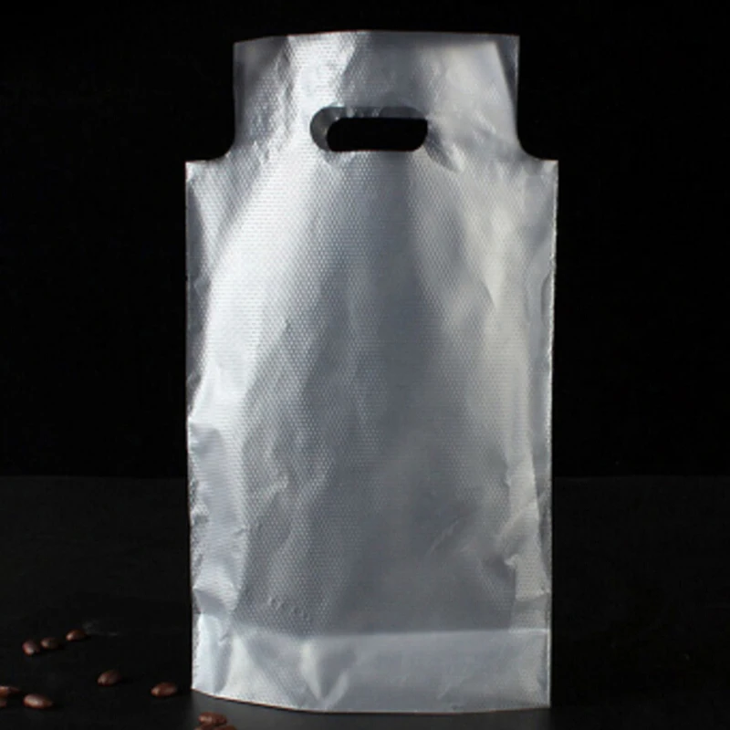 

High Quality 100pcs/lot Drink Coffee Maga Bags Thicken Milk Tea Takeout Bags Packing Bags Plastic Bag Retail Wholesale Papelaria