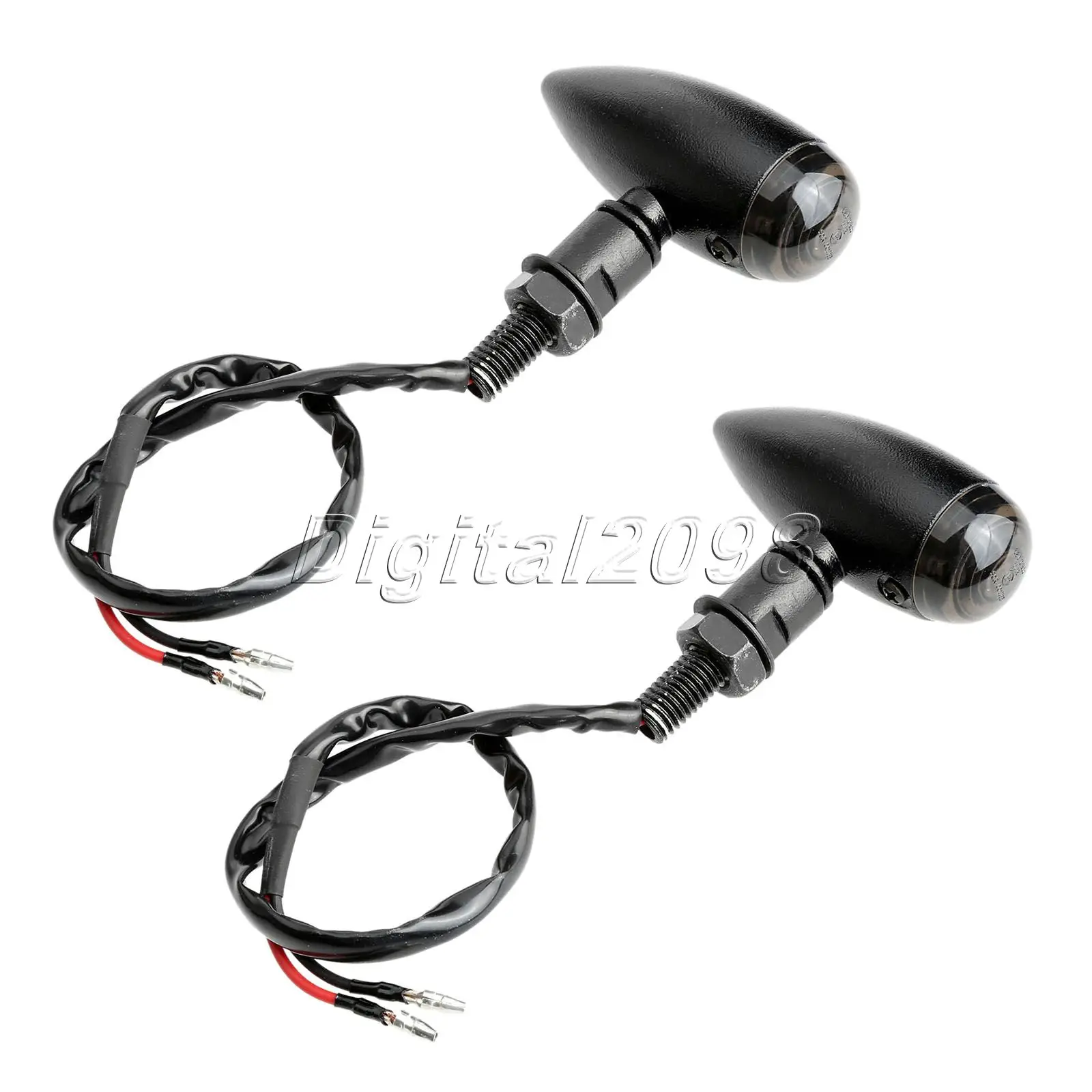 

2x Motorcycle Front Rear Black Turn Signal Intermitentes Bulb Moto Indicator Light Motosiklet Acessorios Para Moto