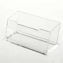 Полезный на рабочий стол Полка коробка демонстрационный стенд для хранения акриловый пластик прозрачный Рабочий стол визитница Прямая
