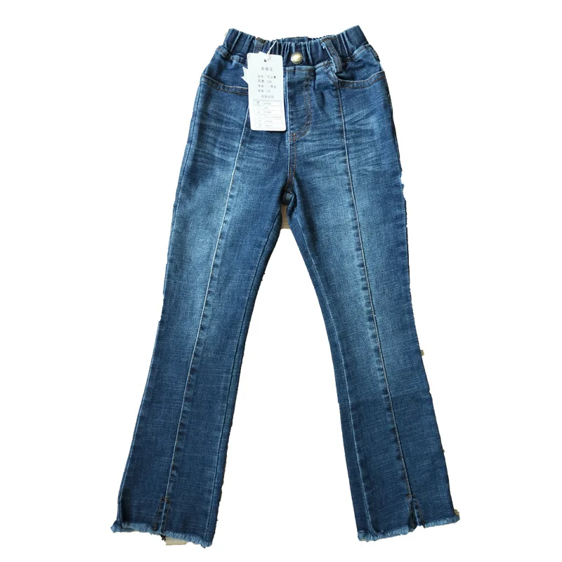 

High Quality Teens Girls Winter Autumn Fashion Boys Pants Kids Trousers Girls Baby Children Jeans Teenage Elastic Trousers CA299