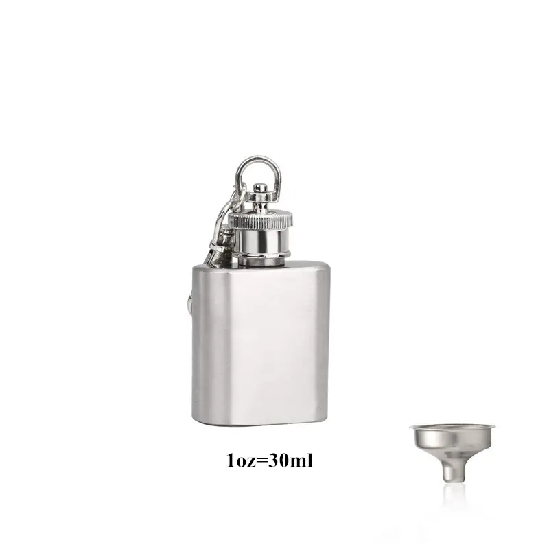 LMETJMA 1 4 5 6 7 8 9 10 oz Stainless Steel Hip Flask with Funnel Pocket Hip Flask Alcohol Whiskey Hip Flask Screw Cap KC0139 - Image 9