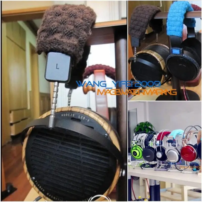 Extrafine Merino Pura Lana Cuscino Fascia Per Audeze Lcd-2 Lcd-3 Lcd-Xc Lcd-X Cuffie Auricolari