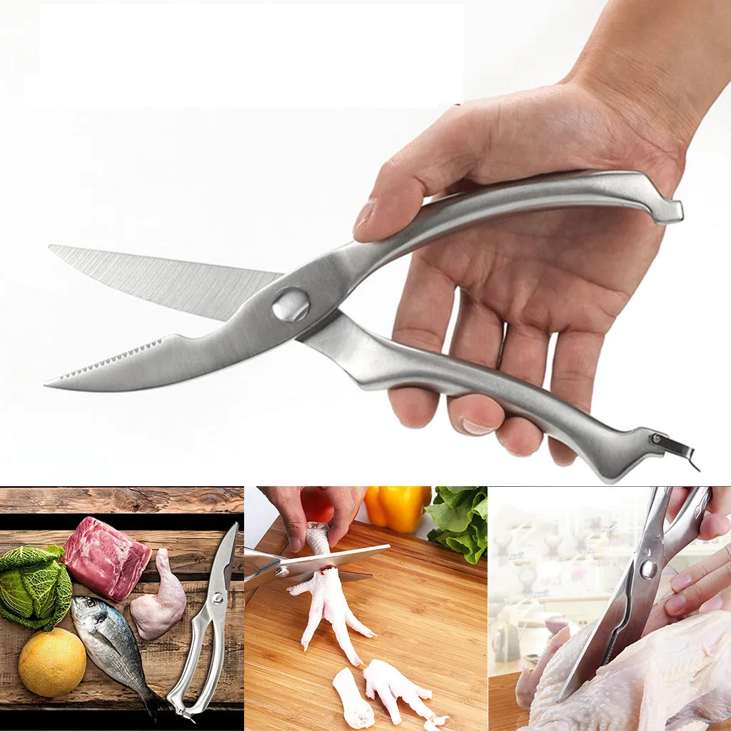 Кухонные ножницы из нержавеющей стали птичьи куриные для костей безопасный