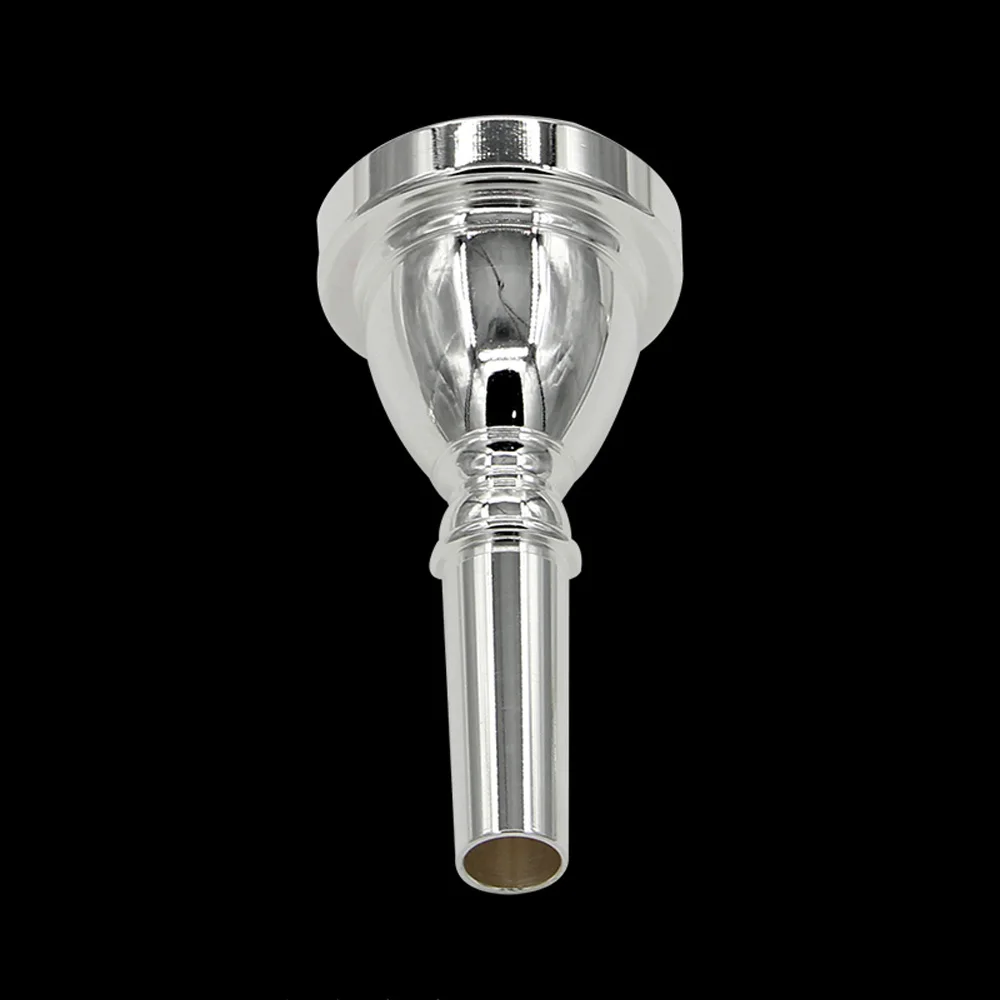 Silver Plated Bass Tuba Mouthpiece Tuba Brass Accessories