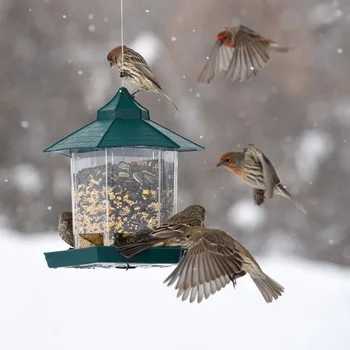 

Garden Bird baths hanging home decor birth feeder house large size
