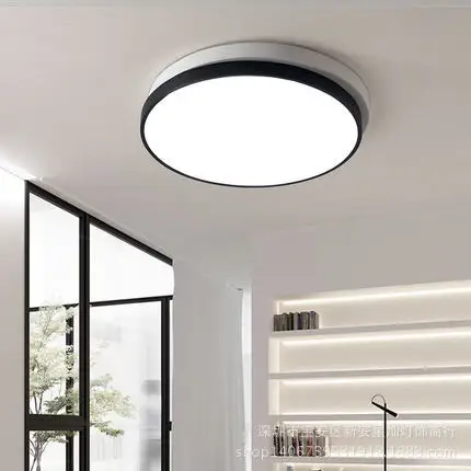Dormitorio lámpara de techo led redondo Iluminación salón lamparas de techo iluminación plafonnier luminaria LED estudio pasillo led
