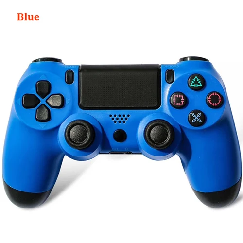 Беспроводной Bluetooth игровой контроллер для PS4 двойной шок вибрации джойстик геймпады для PS3 консоли для playstation 4 Замена - Цвет: Blue