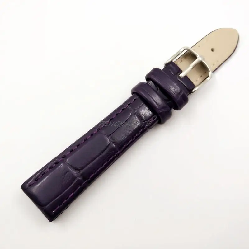 Ремешок кожаный для женских наручных часов 16 мм 4 цвета|leather watch band|replacement leather band16mm