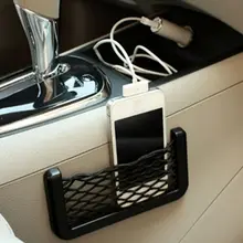 Car Accessories Multifunctional Car Carrying Bag Stickers Car Styling Phone Storage Net String Bag Phone Holder Pocket For Car