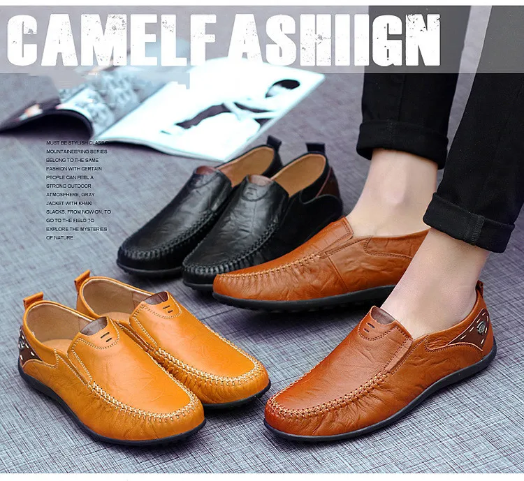Kaaum New Soft Leather Handmade Casual Men's Loafers