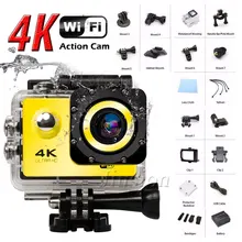 Для HD Mini Wifi Yi 4 K Action Go Pro Камера Подводная Водонепроницаемая цифровая видеокамера Открытый шлем Экстремальный спортивный велосипед микро камера