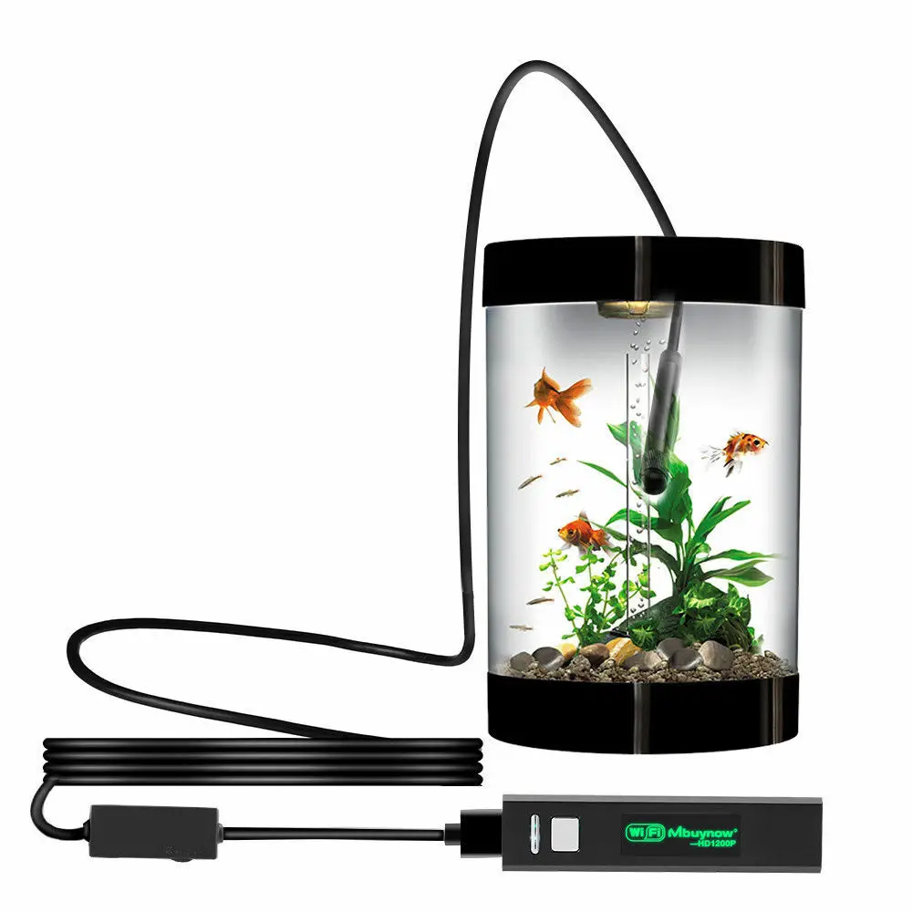 1 шт. Черный HD 1200 P Ультра Прозрачный беспроводной Эндоскоп для мобильного телефона эндоскоп 2 метра для системы Android iOS