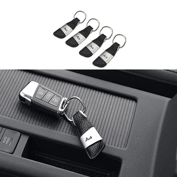 

Car Key Chain Leather Keyring Keyfob for Audi A3 8P 8L 8V A4 B6 B8 B7 B5 B9 A6 C6 Q5 Q7 Q3 S3 S4 S5 S6 RS3 RS4 RS6 RS TT 90 100