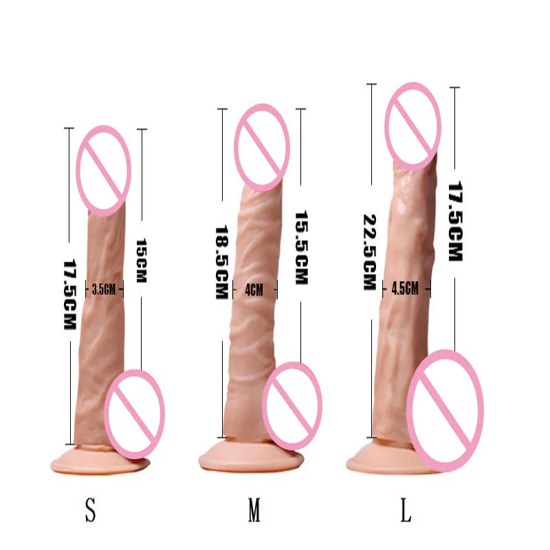 COKELIFE 12 Speed Silicone Suction Cup Realistic Huge Dildo Fake Penis Vibrator Heating Electric Shock Sex Toys For Women 1