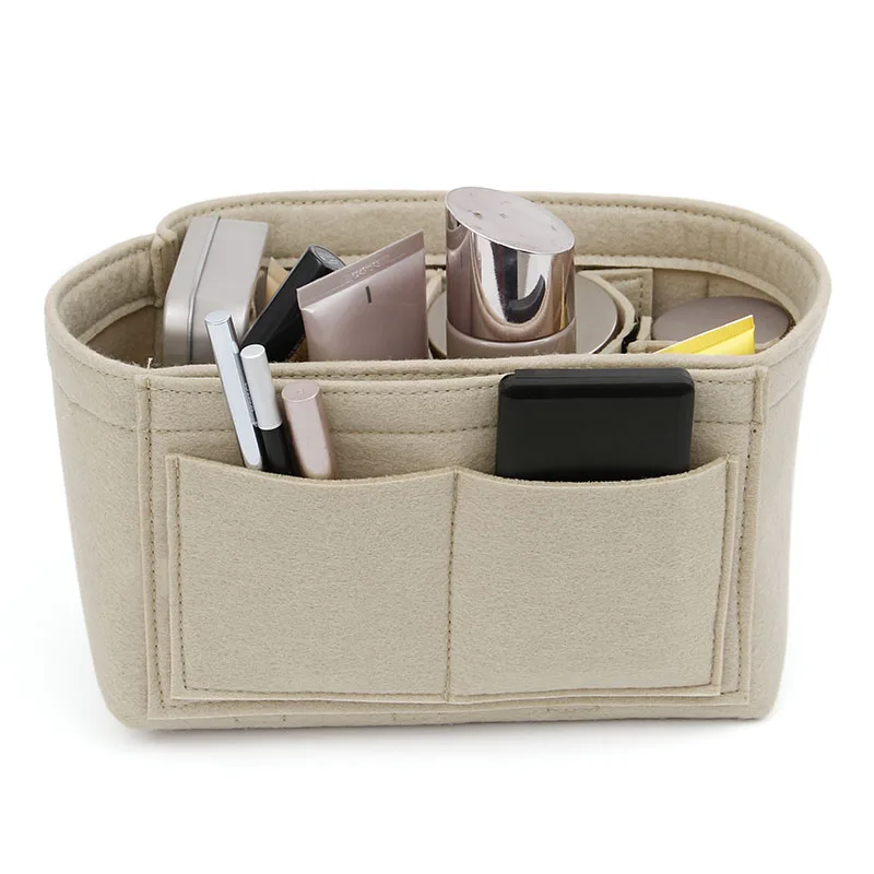 DIY الأوسط القسم ورأى مقسم حقيبة المرأة حقائب التجميل الحالات اليد مقسم حقيبة حقيبة في مقسم حقيبة إدراج ل سبيدي
