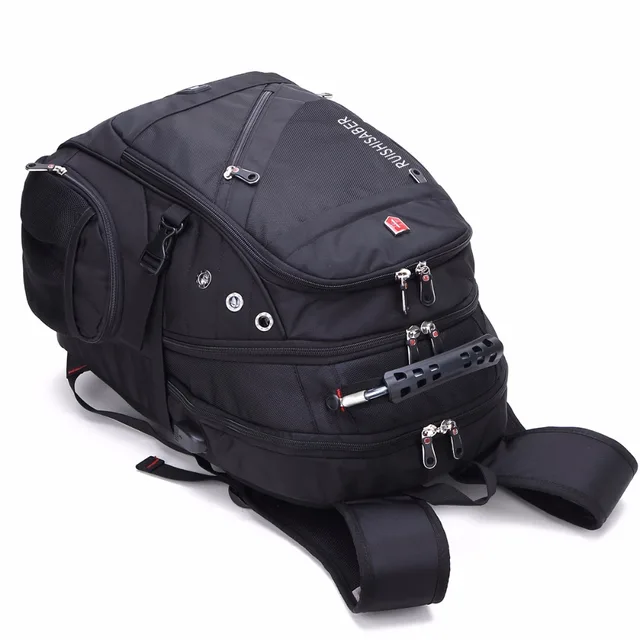 Oxford swiss 17 inch laptop backpack men usb charging waterproof travel backpack women rucksack male vintage school bag mochila